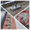 LIONMAX Stainless Steel Concrete Anchor Bolts 3/8" x 3-3/4 Inch,