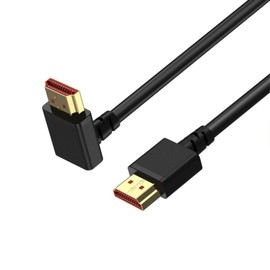 BOOC Straight Down Bend HDMI Elbow HD Video Cable 2.1 4K Computer Monitor (1.5m)