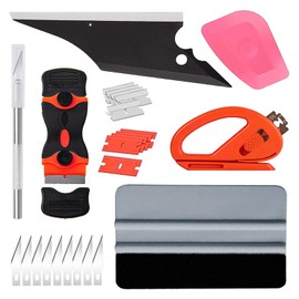 Car Window Tint Kit, Shackcom 6 Pcs Professional Vinyl Wrap Application Tool Kit for Window Film, Wallpaper, Car Wrapping and All Vinyl Wrap
