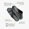 OOFOS OOahh Recovery Slide, Black - Women’s Size 15, Men’s