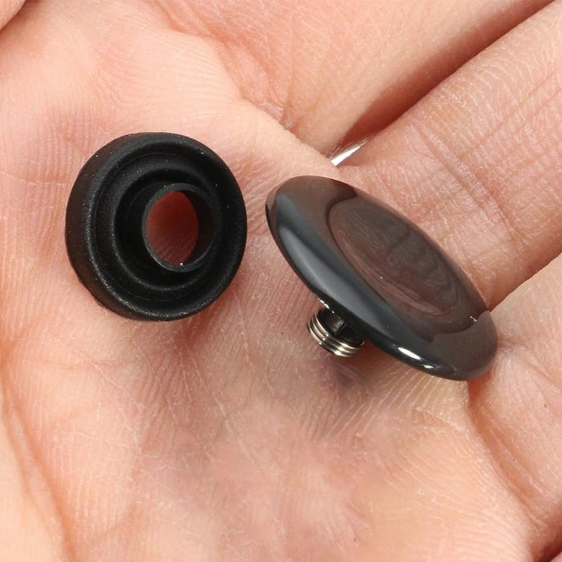 Black Matt & Gloss MMI Joystick Knob Button Cover Repair