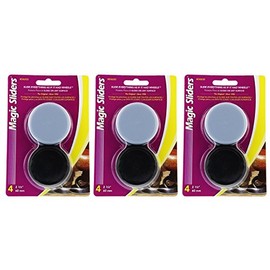 Magic Sliders 2 3/8" Concave Sliders (4600), 4 ct (3 Pack)
