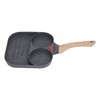 Egg Frying Pan Heat Sensitive Silicone Aluminium Pancake Frying Pan