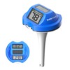 BaldrTherm Pool Thermometer Solar Digital Floating, High Precision Large Screen