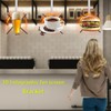 YSTEROKS 3D Holographic Fan Display Bracket Adjustable Ceiling Bracket for