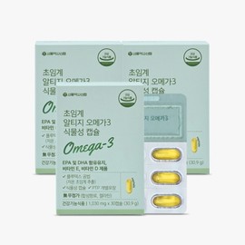 Seoul Pharmacists Credit Union 3-month supply of Supercritical Altige Omega-3 Vegetable Capsules, 3 sets Supercritical Altige Omega-3 Vegetable Capsules, 3 sets / 서울약사신협 3개월분 초임계 알티지 오메가3 식물성 캡슐 3세트 초임계 알티지 오메가3 식물성캡슐 3세트
