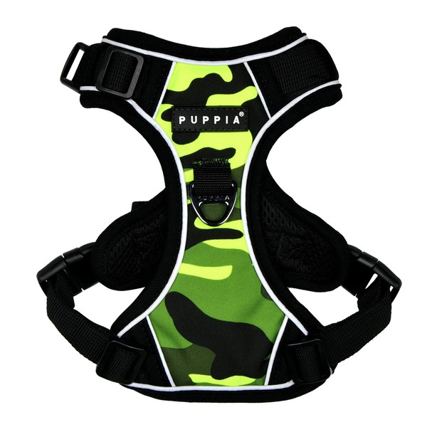 Puppia Battle Dog Harness H Sturdy Adjustable Neck and Chest
