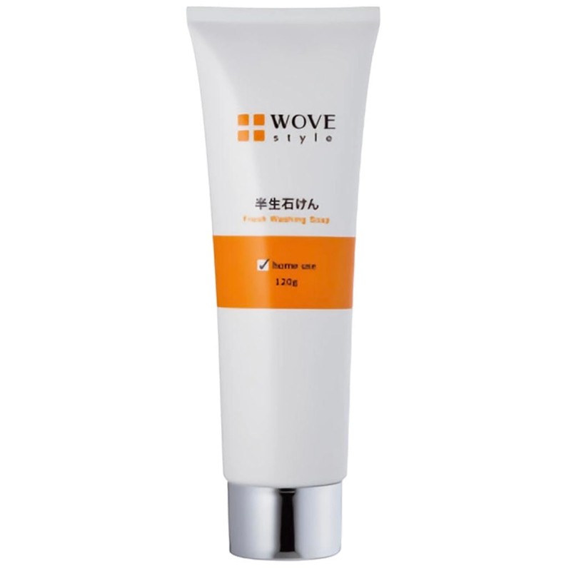 ウォブスタイル フレッシュソープ 120g 洗顔料 洗顔ソープ 半生石けん WOVE style 濃密泡 保湿