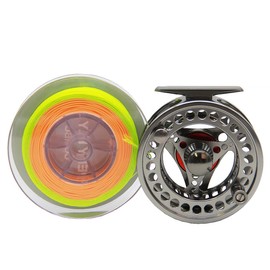 ANGLER DREAM Fly Fishing Reel wih Line Combo WF 5WT Fly Reel Preloaded Fly Line spool 5/6WT Fly Reel