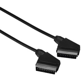 Hama Scart Cable Basket 1.5 m 21-Pin for TV Connection Video Cable Black