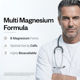 Supersmart - Optimag - Minerales - Potente frmula de magnesio con ocho formas diferentes de magnesio para una ptima asimilacin para combatir la...    