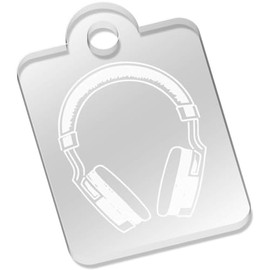 Azeeda 49mm 'Wireless Gaming Headset' Clear Acrylic Keyring (AK00080246)