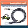 Lisnhlin AM130237 Accelerator Pedal Throttle Cable Compatible with John Deere