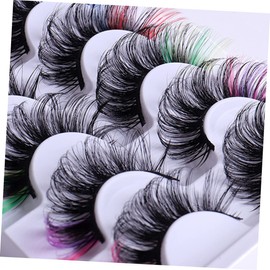Baluue 2sets Lash Clusters Fake Eyelashes Set for Cosplay Festival Lashes Kit 7pairs*2