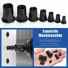 Glarks 250pcs Thread Half Hexagonal Rivet Nuts Set M3 M4