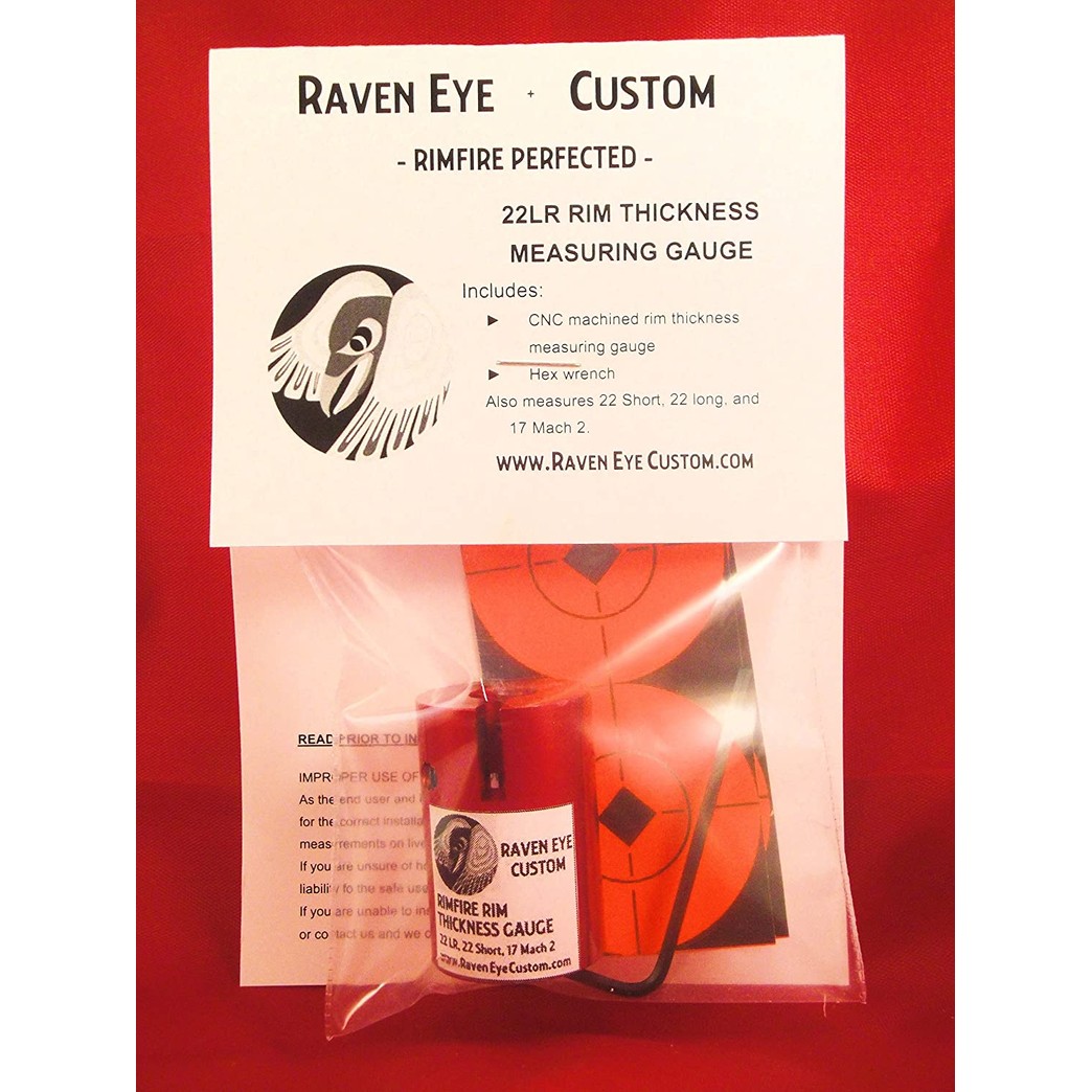 Raven Eye Custom Rimfire Rim Thickness Gauge for 22LR