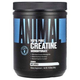 Animal 100% Pure Creatine Monohydrate Powder Tasteless, 300g / 애니멀 100% Pure Creatine Mono하이드레이트 파우더 무맛, 300g
