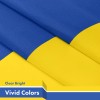 G128 3 Pack: Ukraine Flag 3x5 Ft Printed 150D, 4