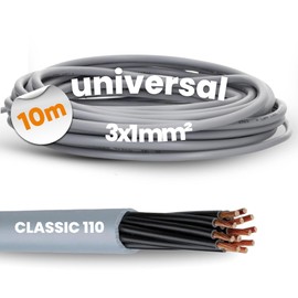 Lapp Ölflex Classic 110 Control Cable 10 m PVC Cable 3 x 1 mm² Grey