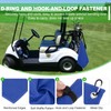 PATIKIL 16"x16" Microfiber Golf Towel, 3 Pack Tri-Fold Golf Towels