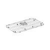 Large Stainless Steel Sink Grate 23" X 13",Sink Protector for