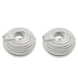 Micro Connectors, 100 Feet CAT 6A Industrial Outdoor-Rated Shielded Ethernet (26AWG) Cable 2-Pack (E09-100WOU-2P)