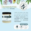 Castor Body Butter-Castor Oil-Raw Shea Butter-Moisturizing-Skin-Hair-Body
