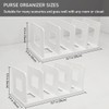 KAIDELI Purse Organizer for Closet Shelf 10 Divider, Adjustable Closet