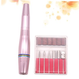 Baluue 1set Usb Portable Nail Polisher Kit Multifunctional Electric Manicure Tool for Home Salon Use for Nail Art Easy to Carry Design