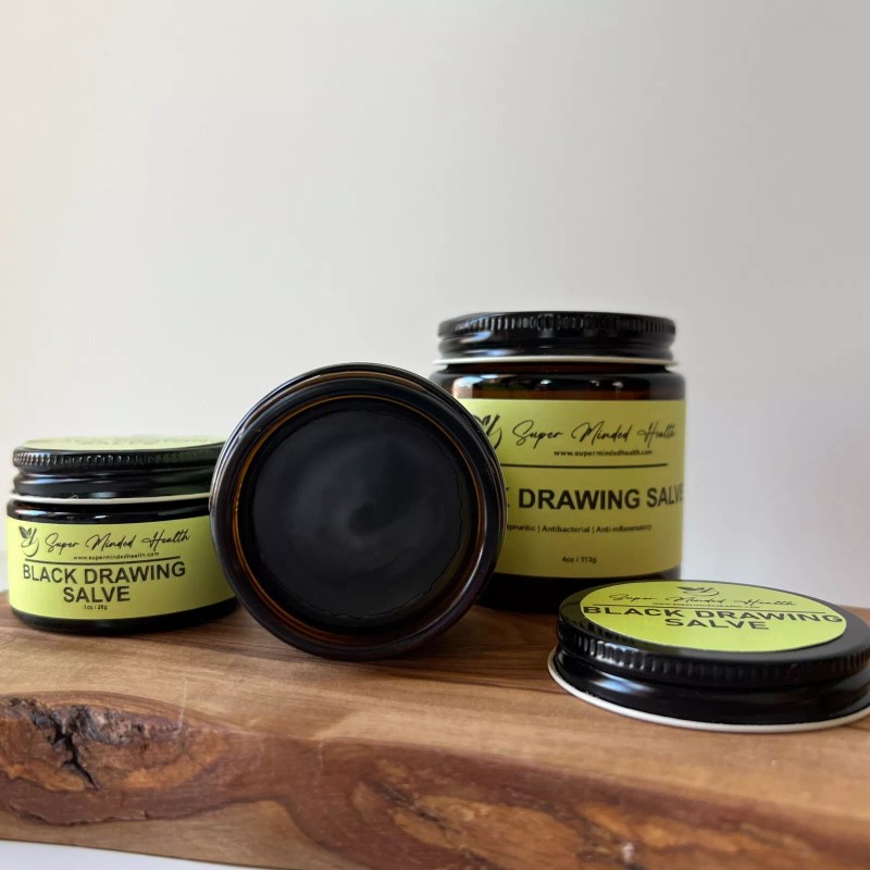 New Orleans Apothecary Black Drawing Ointment | Pulls Splinters Stings
