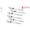 Koko Jazz Stainless Steel Dinner Forks for Home/Kitchen, Set of