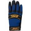 ATOM Synthetic Leather Gloves, Mechanic Gloves, Navy, LL Size 2091
