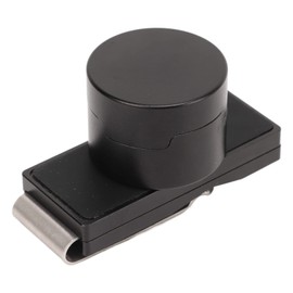 Round Shaped Chalk Box, Magnetic Billiard Chalk Holder with Portable Clip for Cue and Snooker Supplies