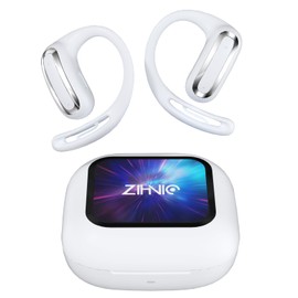 ZIHNIC S16A - Auriculares de traducción multimodo con traducción en tiempo real, visualización táctil LED inteligente, sonido transparente, resistente al agua IPX5, perfecto para viajes y reuniones de