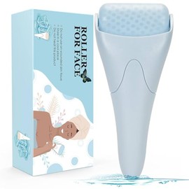 Fronnor Rodillo de Hielo para Cara, Ojos, Idea de Regalo para Mujeres, Enfriamiento Terapéutico para Alisar, Iluminar el Complejo y Reducir Arrugas, M
