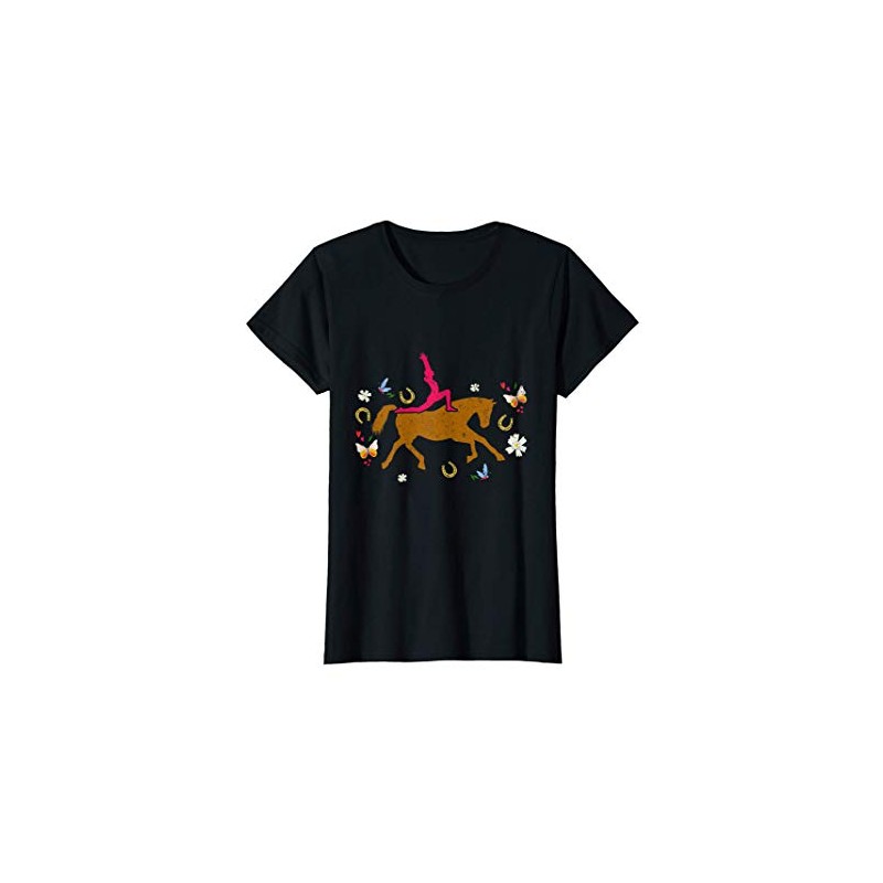 Ginnasta Cavallo Ragazza Equitazione Volteggio Regalo Maglietta