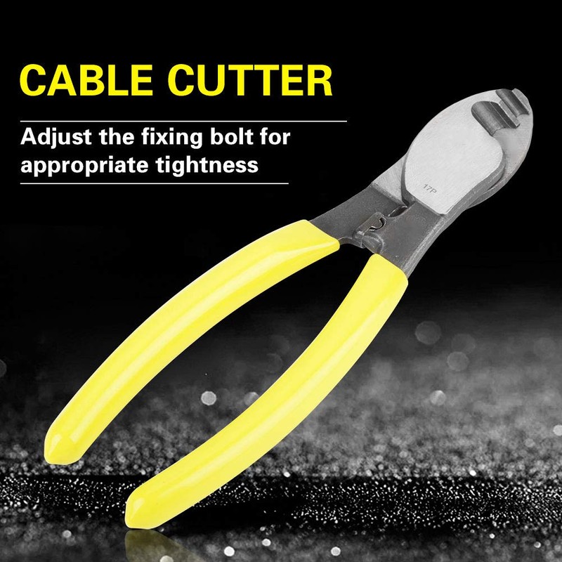 Cable Cutter, Cable Cutting Pliers 6 Inch Chrome Vanadium Steel