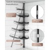 ALLZONE Corner Shower Caddy Tension Pole, Extendable Rustproof Stainless Steel