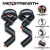 Mexstrength Weightlifting Straps for Lifting, Powerlifting, Bodybuilding, Strength Gym Training,