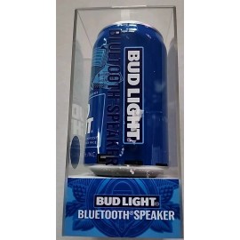 BUD LIGHT BLUETOOTH SPEAKER BEER CAN WIRELESS AUDIO FM RADIO RECHARGEABLE