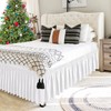 Biscaynebay Wrap Around Bed Skirts for Queen Size Beds Extra