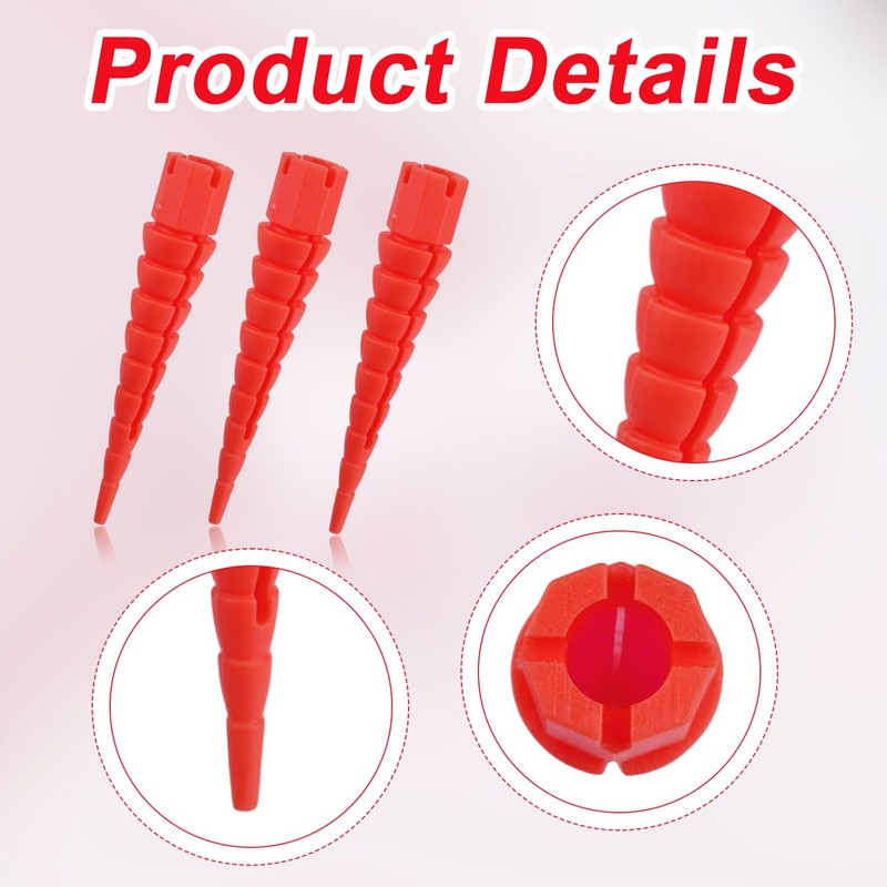 10pcs Wood Anchors for Screws, Plastic Wood Anchor Stripped Screw