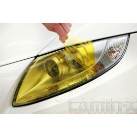 Lamin-x Custom Fit Yellow Headlight Covers for Chevy Corvette C6 (05-13)