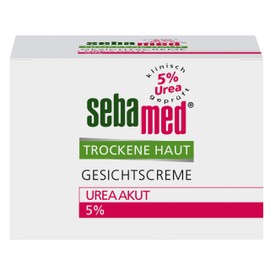 Sebamed Dry Skin Face Cream Urea Acute 5 Percent, for Men and Women, Noticeably Relieves Tension and Roughness and Helps Restore Moisture Balance of the Skin
