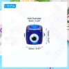 PATIKIL 12mm Evil Eye Beads, 10 Pcs Resin Turkish Evil
