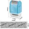 Data Defender, Identity Guard Roller Stamp Wide Rolling Security Stamp,