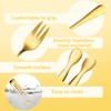 38 Pieces Gold Cheese Knife Set Marble Handle Butter Spatula