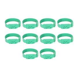 10Pcs Goat Collar Sheep Identification Bands Livestock Marking Ring Farming Equipment 36cm Green