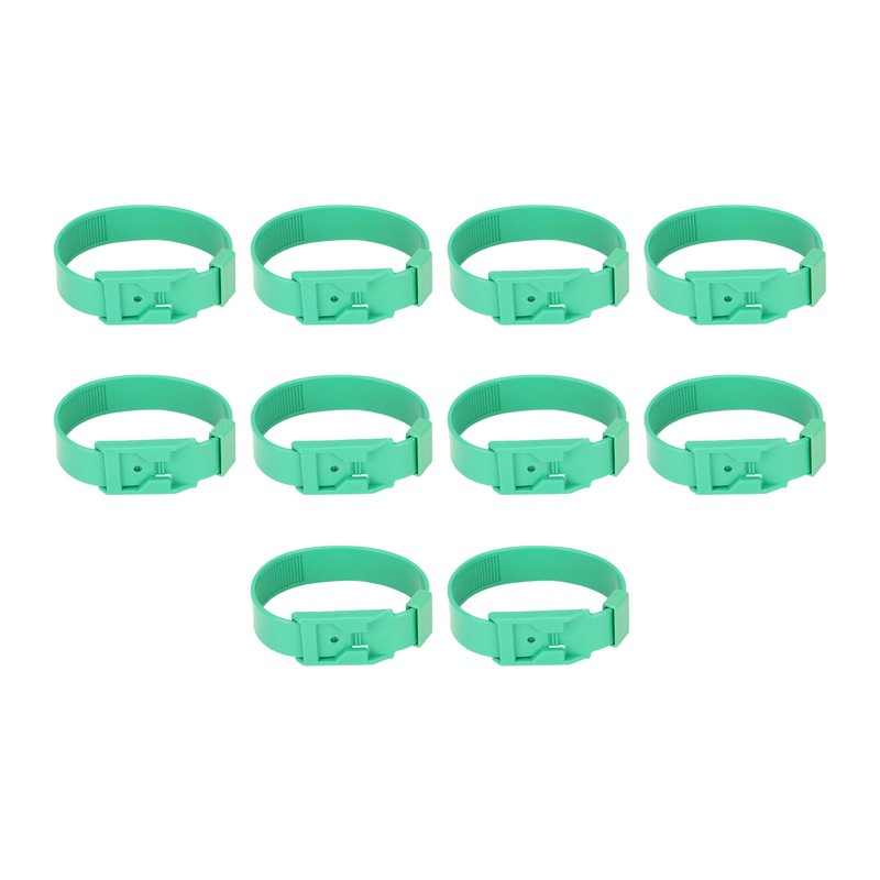 10Pcs Goat Collar Sheep Identification Bands Livestock Marking Ring Farming