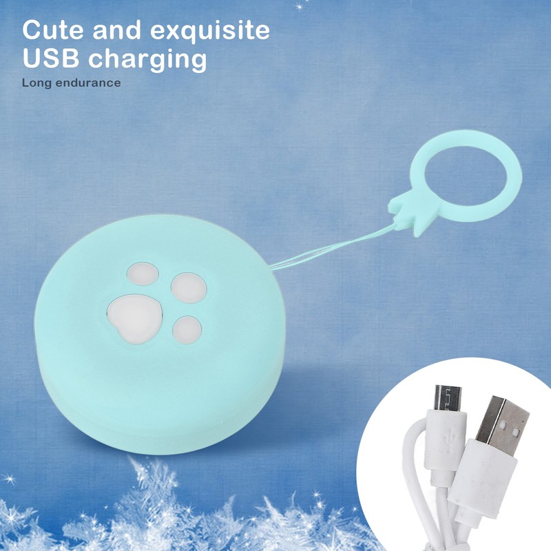 Electric Hand Warmer Men Women Cute Cat Paw Pattern Winter
